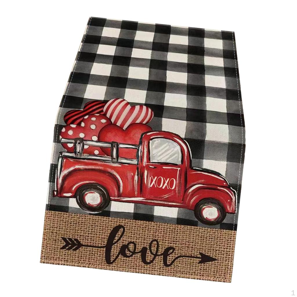 Elegant Valentine's Day Table Runner for Wedding And Christmas Decor