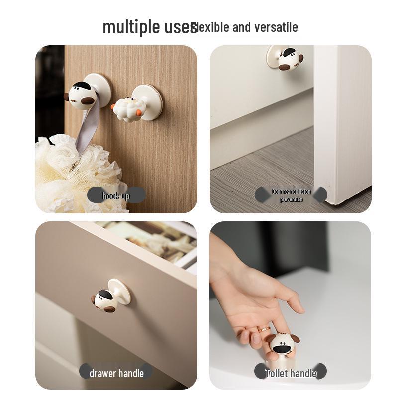 Cartoon Toilet Seat Lifter: Creative Anti-Stain Handle for Easy Bathroom Lid Opening