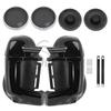 Harley Motorcycle Front Leg Guards & Tool Box for Big Glide/Road King/Street Glide (1997-2013)