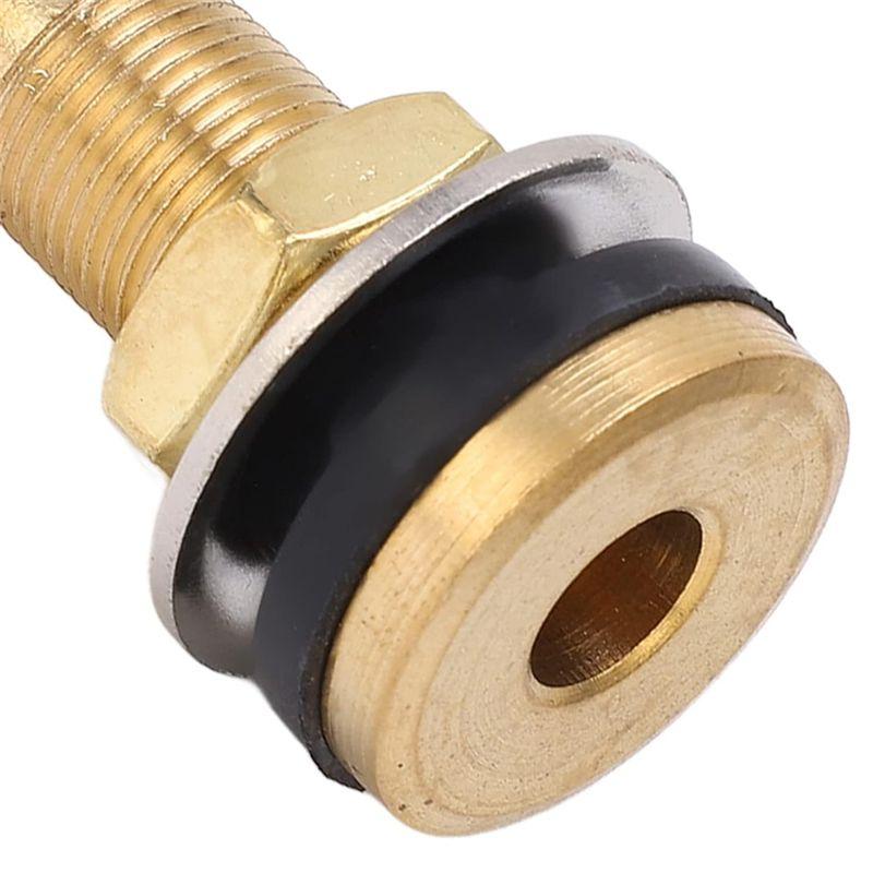A02M-10Pcs TR618A Tractor Air Liquid Valve Stems,Tubeless Clamp In Tire Valve Stem For Industrial Agricultural Wheels,Tractor