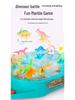 Interactive Dinosaur Battle Arena Board Game: Parent-Child Two-Player Simulation Set for Boys