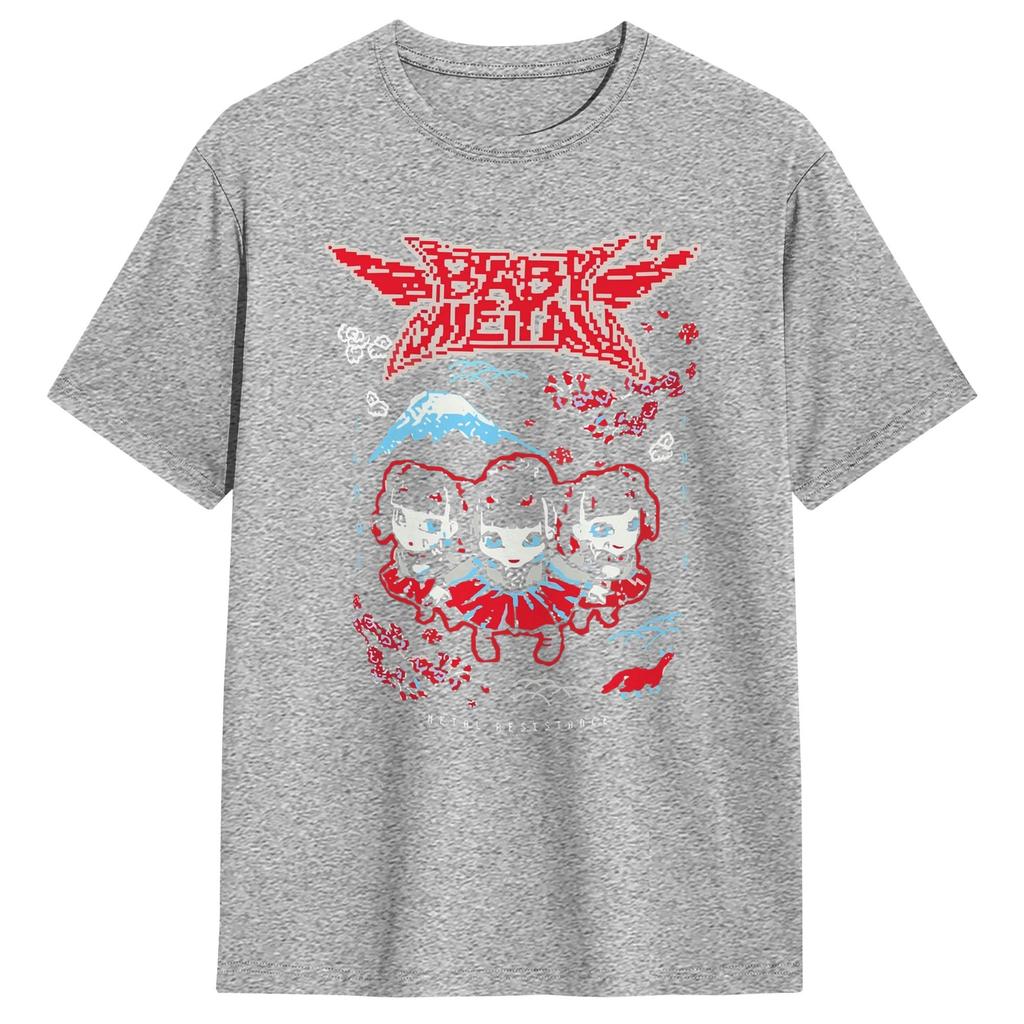 Baby Metal Tokyo Unisex T Shirts Humor Tee Shirt Short Sleeve Crew Neck TShirts Pure Cotton Adult Tops