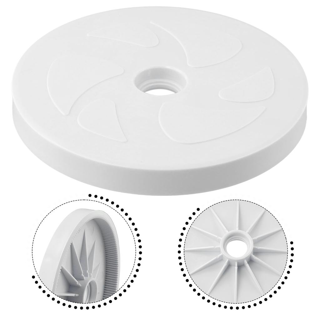 1PC C6 Large Wheel 6.5\" X6.5\" X0.7\" C-6 C6 Fast Connection White