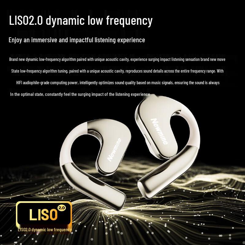 Newman Q12 Open-Ear Bone Conduction Sports Bluetooth Earbuds