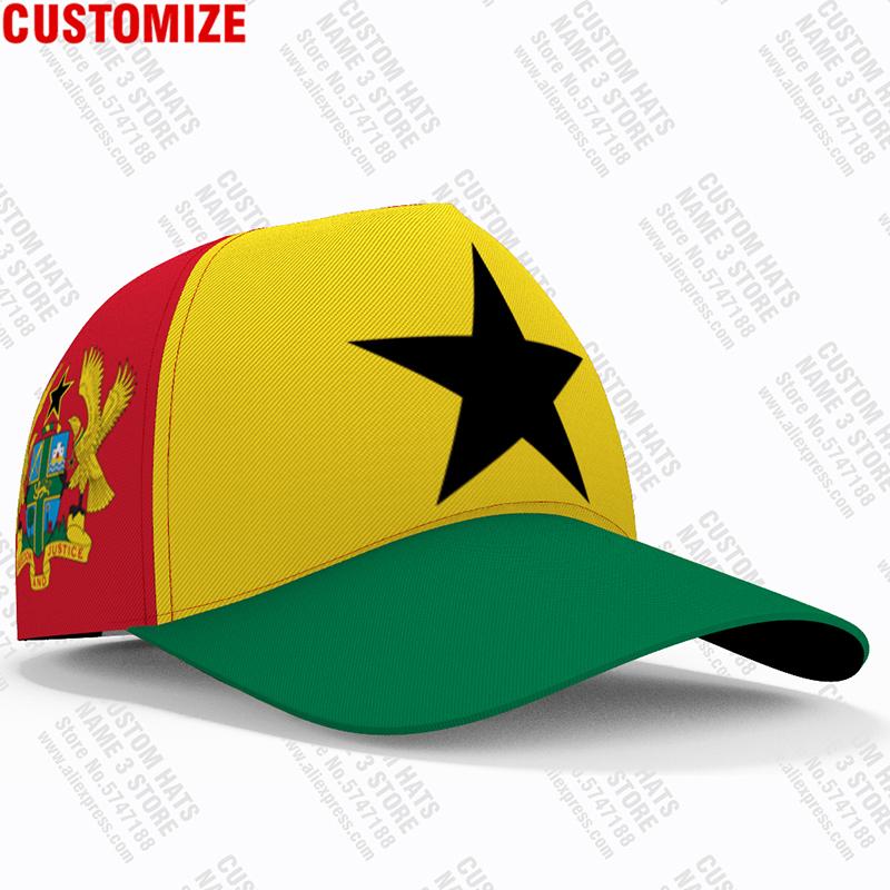 Ghana Czapka z daszkiem Darmowe na zamówienie Nazwa Drużyna Logo Meczu Gh Czapki z daszkiem Gha Kraj Podróże Republika Flaga Narodowa Ghany Nakrycie Głowy