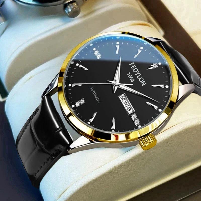 Fatiron men's watch men's business brand automatic mechanical watch luminous waterproof quartz men's watch