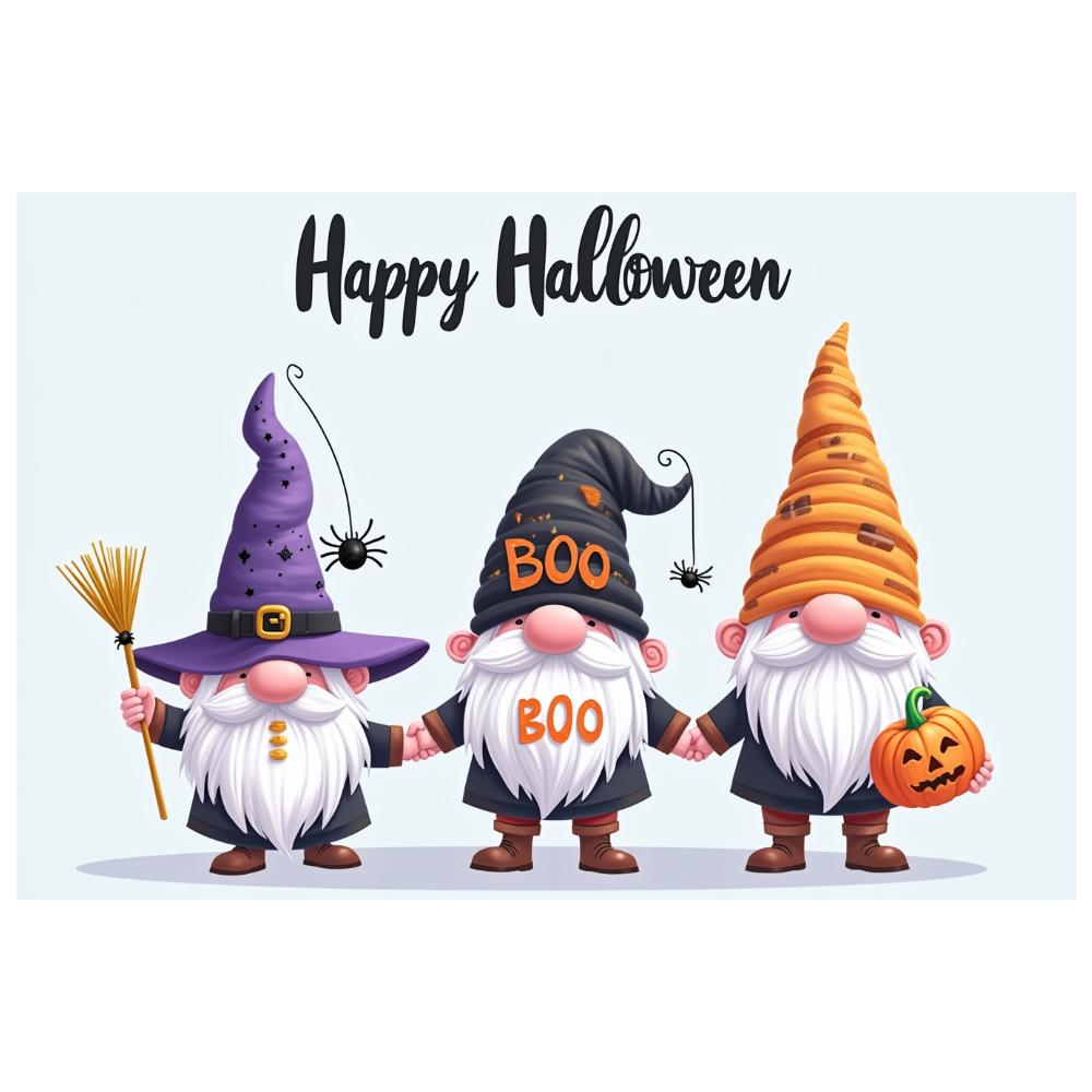 Halloween Party Decor Witch Hat Happy Halloween Halloween Banner Cartoon Decorative Banner For Theme Party Home Decoration