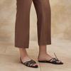 Women's Wide-Leg Cropped Casual Pants BDR2KD1013
