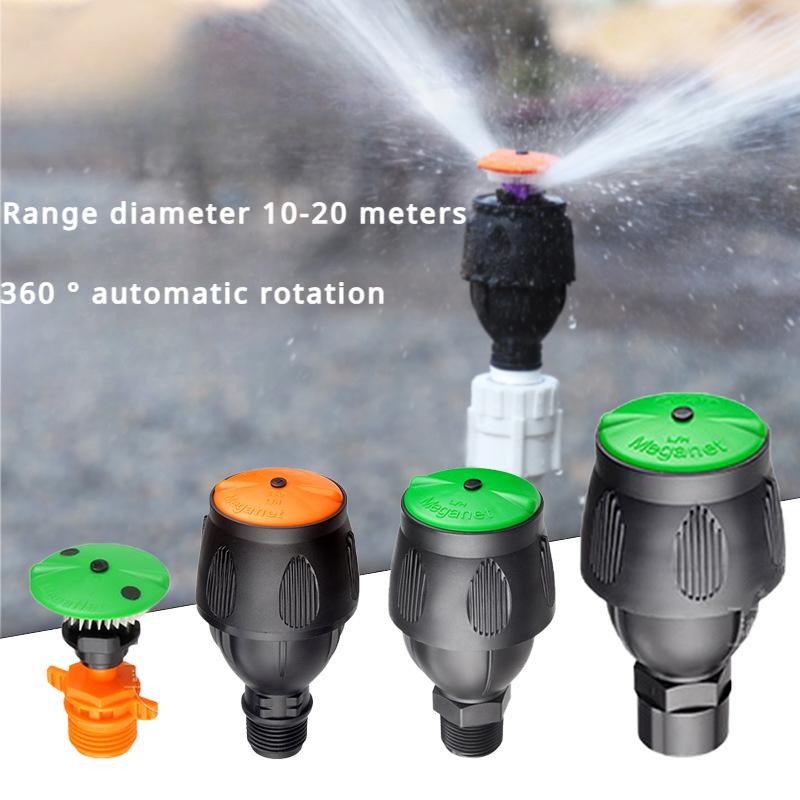 Garden Sprinkler 360° Rotation Watering System Adjustable Spray Nozzles For Garden Lawn Greenhouse Agriculture Plant Watering