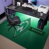 1PC Green And White Werder Floor Mat for Living Room, Game Rooms, Office, Bedroom, Office Floor Mat Playful Design, Christmas Fan Gifts