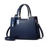 Large Capacity Divided Crossbody Bag with Shoulder PU Leather with Detachable Stylish Blue NICOLE&DORIS Women's Handbag, Waterproof, Scarf, 2-Way Bag,