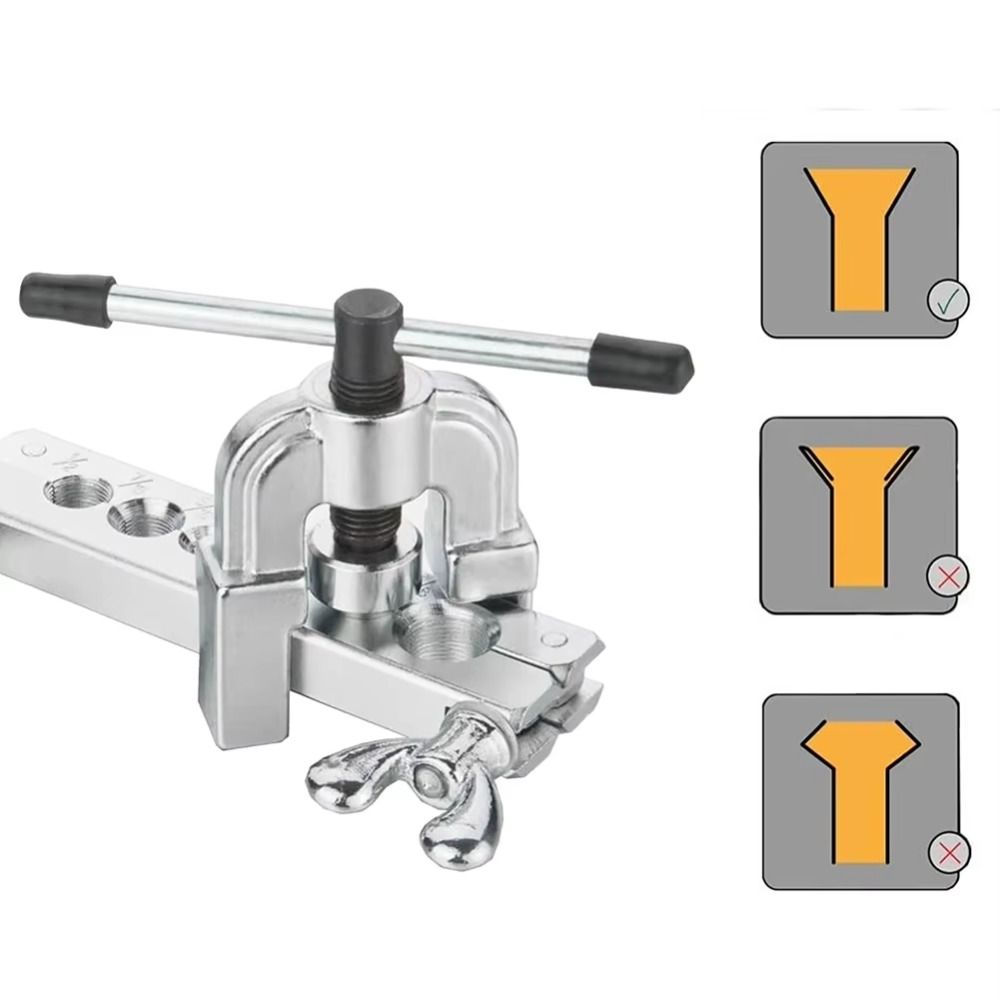 Metric/Inch Flaring Tool Set 45 Degree Copper Pipe Reamer  Expanding Copper Tubes