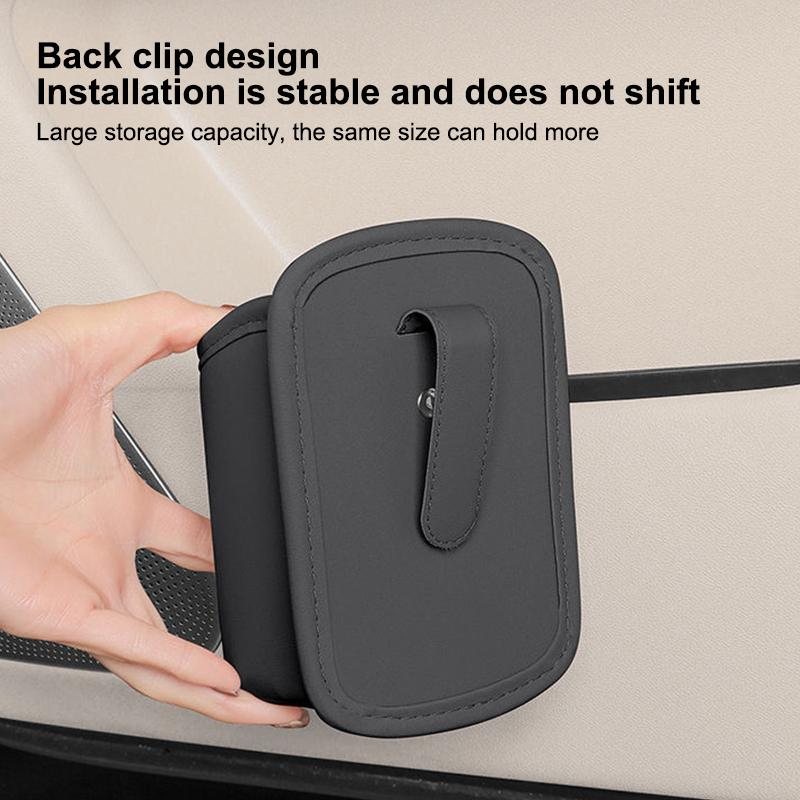 Universal Car Door Cup Holder Box Back Clip Design Drink Rack Storage Bin Car Seat Back Water Cup Box Organizer Pocket