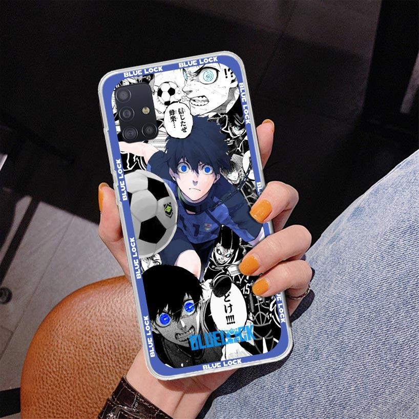 Anime Blue Lock Phone Case For Samsung Galaxy A52 A32 A22 A12 A51 A31 A50S A30S A20S A10S Note 20 Ultra 10 Plus S10 A72 A71 Gala