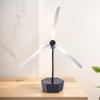 Fly Repellent Fan USB Rechargeable Flexible Fly Repellent Fan with Holographic Blades Table Top Fly Fan for Picnic Kitchen Party