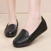Genuine Leather Women's Shoes Slip On Women Flats Shoes Women's Loafers Spring Autumn Soft Comfort Mother Shoes Big Size 35-42