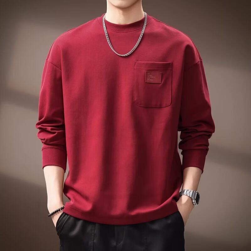 

Men s Premium Heavyweight Solid Color Long Sleeve T-Shirt XL