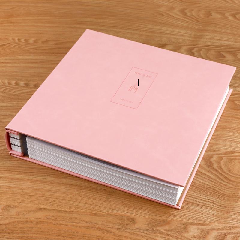 DIY Handmade Photo Album: Large Capacity, Self-Adhesive Scrapbook for Family Memories