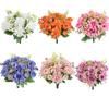 Artificial Flowers Silk Dahlia Rose Christmas Wedding Bridal Bouquet Scrapbook Diy Gifts Home Garden Wall Decoration Hot Sales