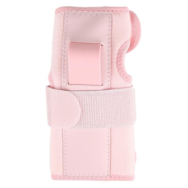 

Protective Wrist Support For Ice Skating Snowboarding Inlines Skating Secure Design розовый