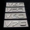 1 Stück 3D ABS Heckklappen Buchstaben Logo Emblem Abzeichen Aufkleber V40 V50 V60 V70 V90 Zubehör