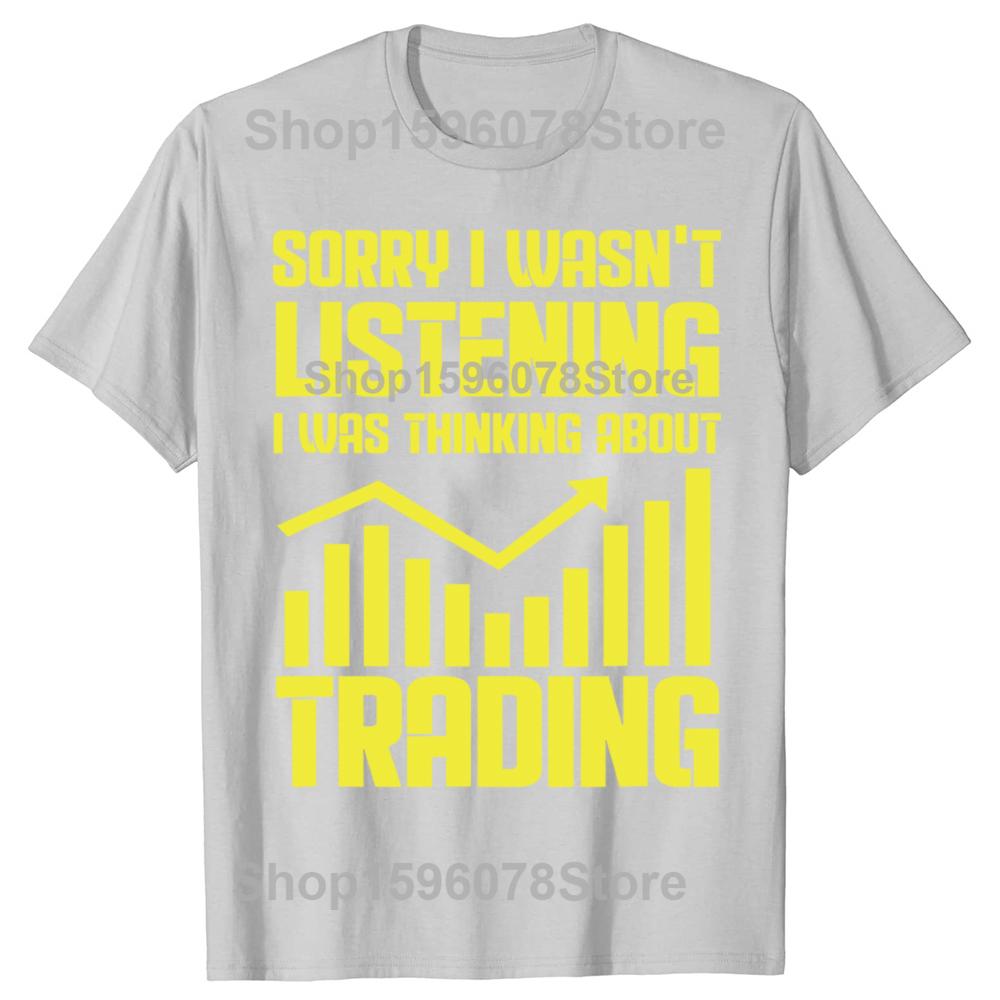 Funny Vintage Stock Market Graphic Tshirt Men Women Hip Hop Oversized T Shirt 100 Cotton Stock Trader Day Trading Tshirts