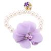 Elastic Stretchable Pet Pearl Collar Multi Size Available Round Pearl Bead Dog Pearl Necklace Lightweight Wearable