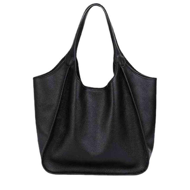 

Сумка-хобо Новая Личность Сумка-крыло Большая Вместимость Сумка-тоут на плечо Нишевая Бродячая Сумка 27cm-11cm-25cm чёрный