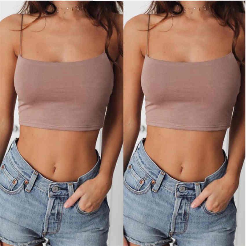 Fashion Women Sexy Bustier Bra Vest Crop Top Cami Summer Casual Tank Tops Vest Sleeveless Crop Tops