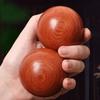 2Pcs Wooden Baoding Balls Massage Hand Exercise Massage Balls Stress Ball  Health Therapy