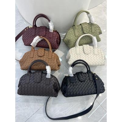 Women's Bag New Stylish Large Capacity Niche High-end Bowling Bag Crossbody Bag Women's Leather
