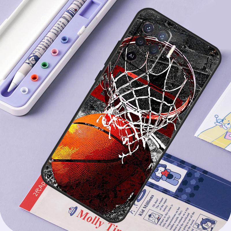 Basketball Basket Phone Case For OPPO A52 A72 A53S A94 A74 A54 A15 A16 A1K A5 A9 A31 A53 A83 A91 A93 Cover