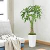Keeplush Tree of Height 120cm Fake Green Large Houseplant Fake 18 Branches and Leaves Photocatalyst Air Purifier Deodorizer Antibacterial White Luxury