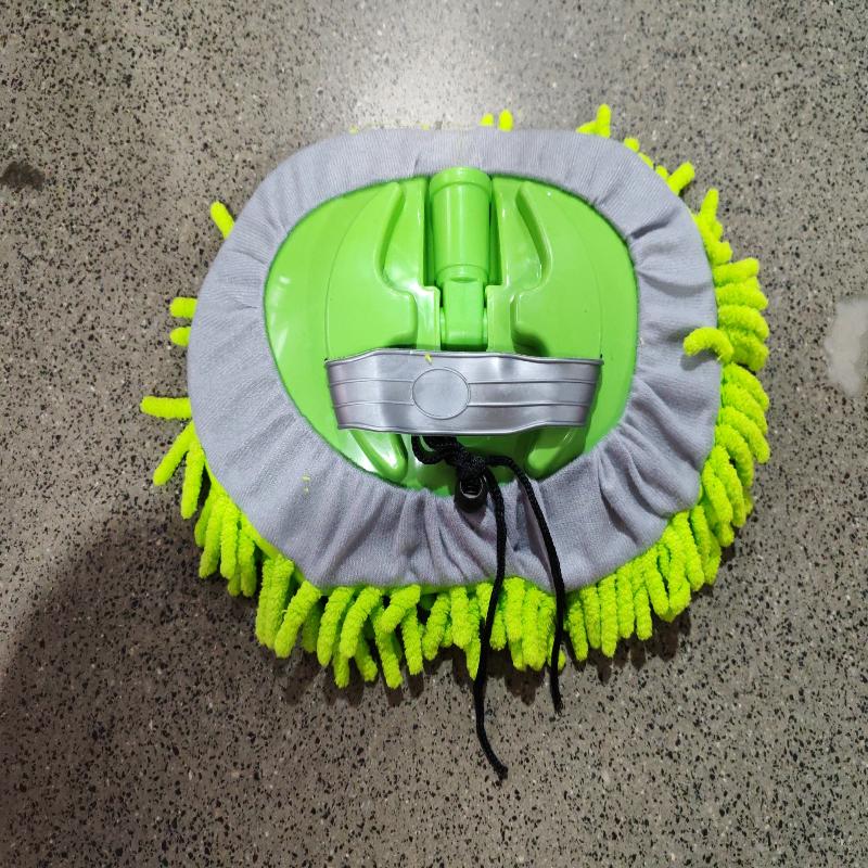 Three-Section Extendable Rotating Car Wash Mop Brush Head Detachable for Auto Detailing Household Glass Cleaning