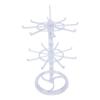 2 Tier Rotating Jewelry Display Stand Necklace Bracelet Ear s  s Watches Keychains Holder   Acrylic Jewelry  