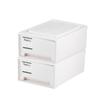 Stackable Plastic Drawer Organizer Box Bedroom Desk Closet Storage - PP Material Multiple Sizes Available