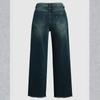 Ladies' Jeans Trend Casual Fashion Straight Leg Wide Leg Mid Waist Casual Fringed Denim Cropped Pants