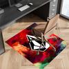 1pc V-VOLCOM LOGO5 Print Area Rug - Soft, Washable Non-Slip Indoor Mat for Office Chairs, Living Room, Home Office Decorative Rug