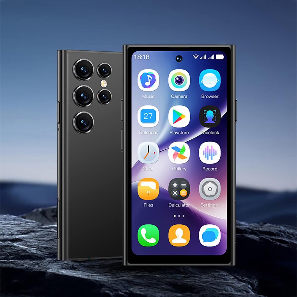 Міні-мобільний телефон S25 Pro 3G WCDMA 4,0 дюйма, чотири ядра, 2 ГБ оперативної пам’яті, 16 ГБ ПЗУ, тип C, 2000 мАг, розпізнавання обличчя Смартфон Android