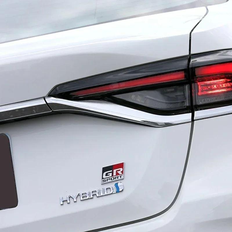 Car Rear Body Emblem Decal for Toyota GR Sport MN Hiace Estima Hilux Rav4 Supra Camry Crown CHR Avalon Exterior Accessories