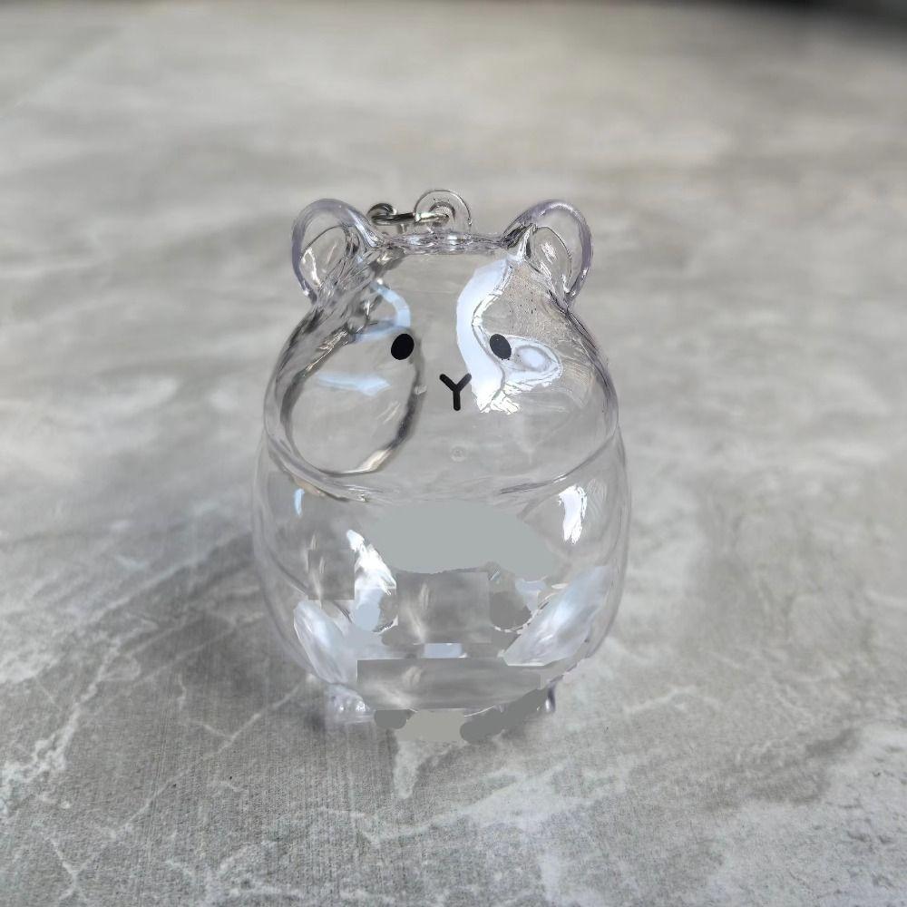 Pet Shaped Hamster Hair Storage Hair Container Pet Hair Memorial Keyring  Backpack