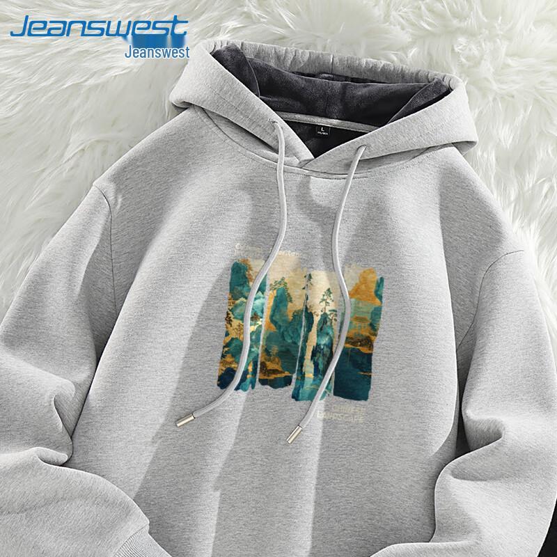 Jeanswest Unisex JZS Zlatá krajina Fleecová mikina s kapucí