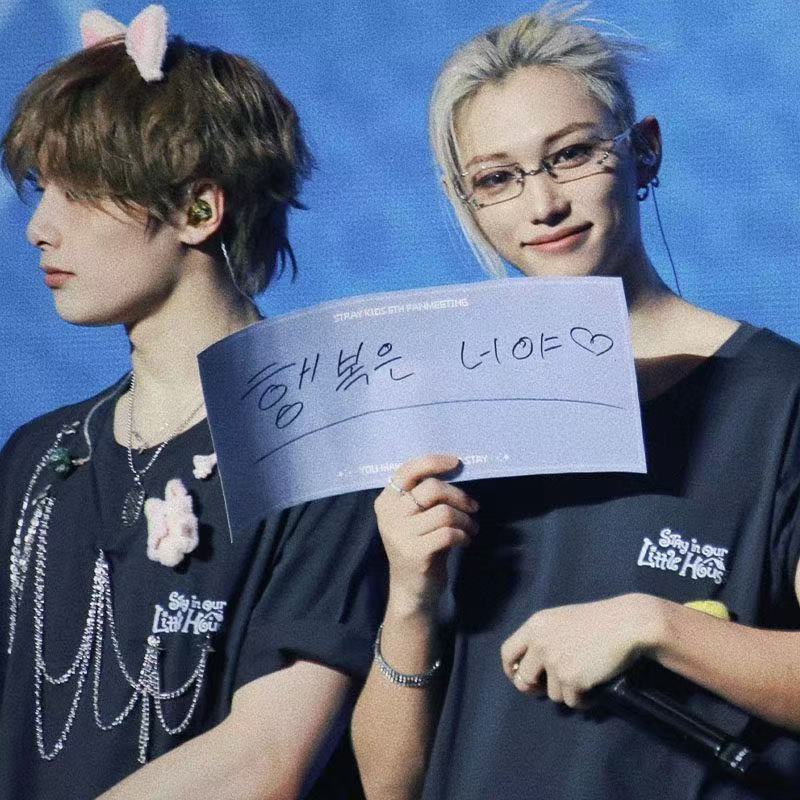 Stray kids StayIn Our Little House Concert T-shirt Kpop Star abbigliamento costume di scena
