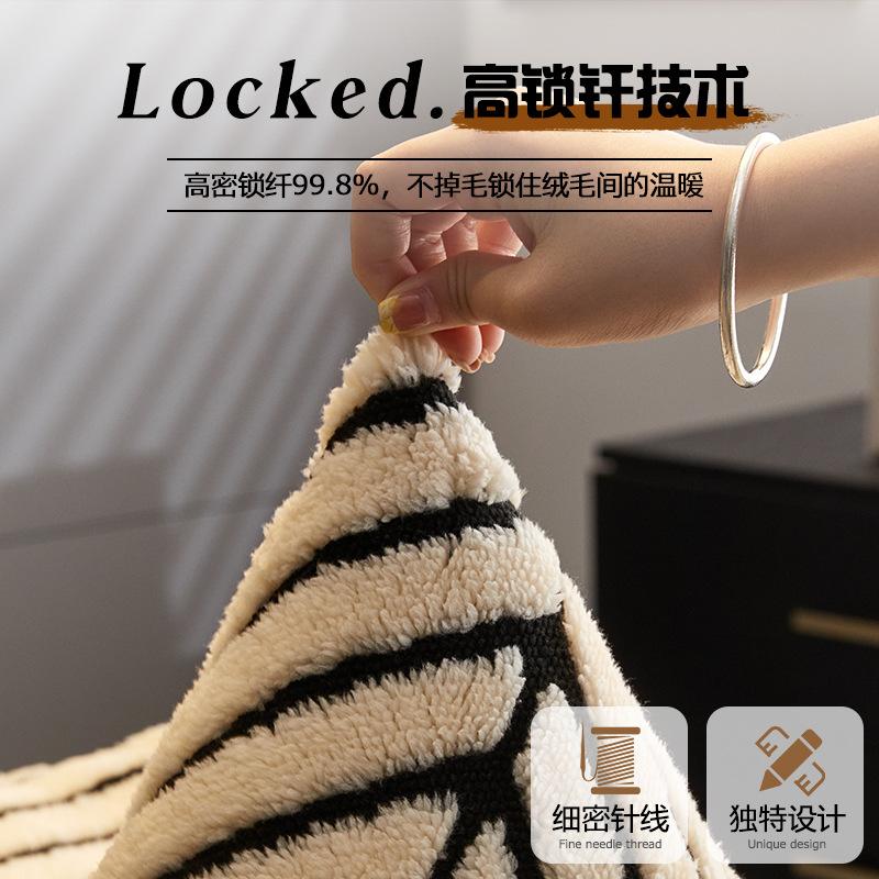 Medieval Velvet Pattern Shu Cotton Velvet Sofa Cushion New Winter Straight Row Non-Slip Sofa Cover Cloth Towel Cross-Border Special Supply