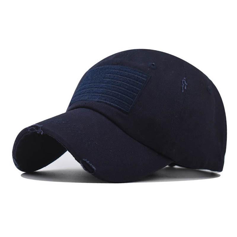 Old Hat Washed American Flag Baseball Hat Made Of Material Cotton