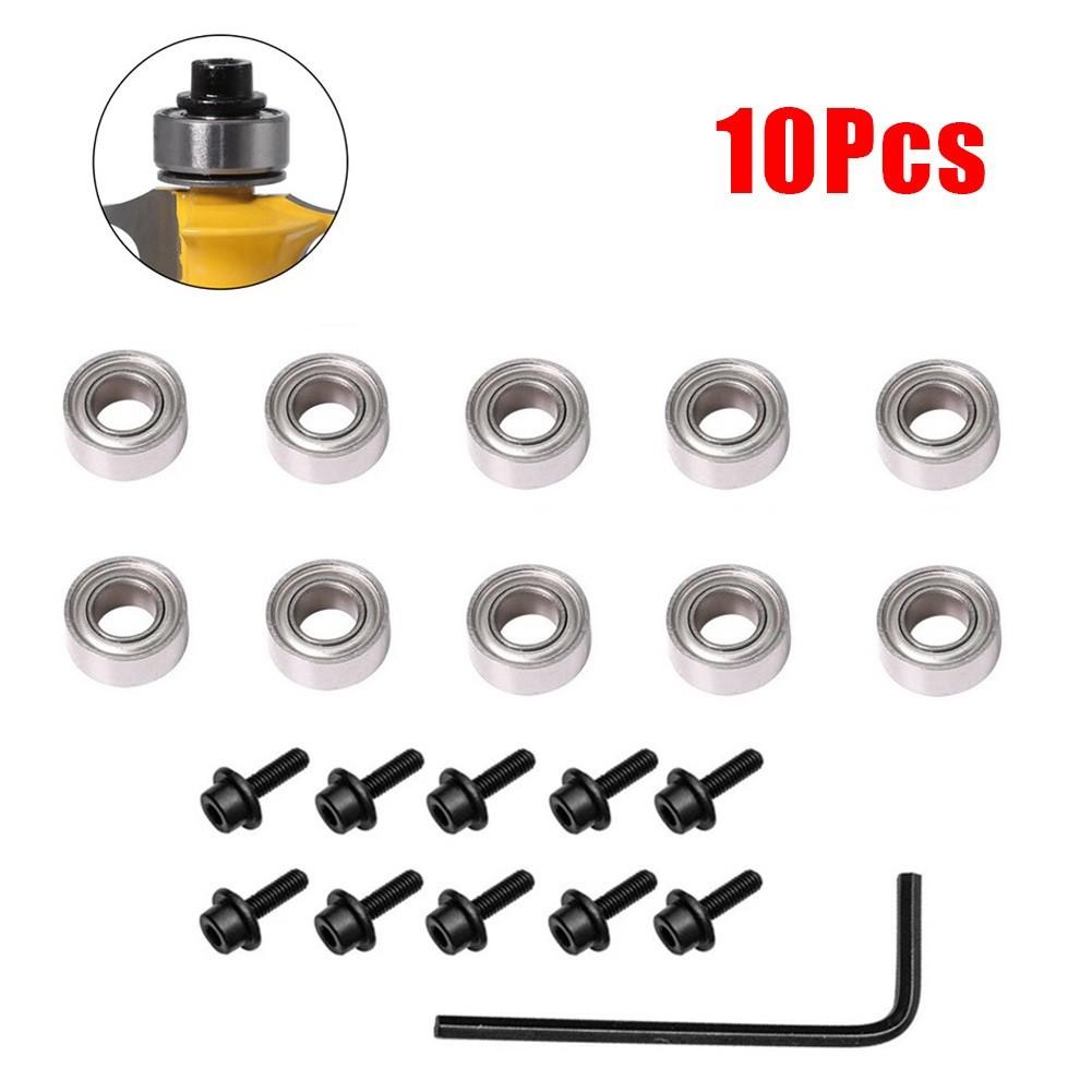Repairing Repairing Tool Router Bit Bearings Silver