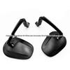 Retro Motorcycle Metal Rearview Mirror with Large Field of View for Electric Vehicles
