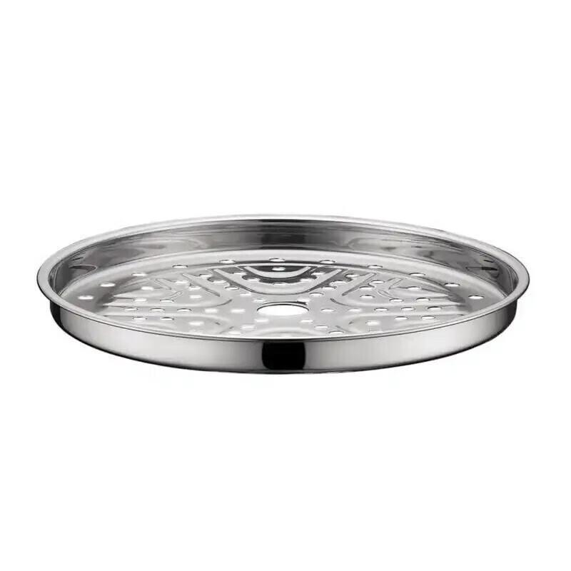 SUPOR 24cm Red Circle 304 Stainless Steel Steamer Pot