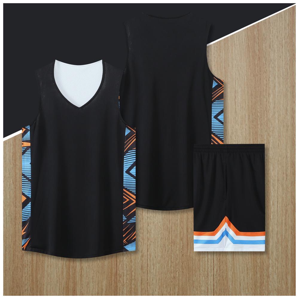 American double-layer basketball jersey, adult children s jersey, middle school student and college student jersey, high-quality breathable 3XS