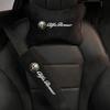 Fashion Car Seats Neck Pillow Headrest Shoulder Pad Accessories For Alfa Romeo Giulietta Mito Giulia Stelvio Brera 147 156 159